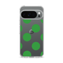 スリムプロテクションケース［ シンプルドット - Green ］