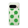 スリムプロテクションケース［ シンプルドット - Green ］