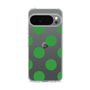 スリムプロテクションケース［ シンプルドット - Green ］