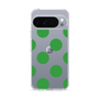 スリムプロテクションケース［ シンプルドット - Green ］