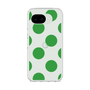 スリムプロテクションケース［ シンプルドット - Green ］