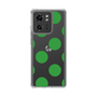 スリムプロテクションケース［ シンプルドット - Green ］