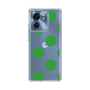 スリムプロテクションケース［ シンプルドット - Green ］