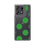 スリムプロテクションケース［ シンプルドット - Green ］