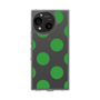 スリムプロテクションケース［ シンプルドット - Green ］