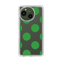 スリムプロテクションケース［ シンプルドット - Green ］