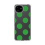 スリムプロテクションケース［ シンプルドット - Green ］