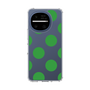 スリムプロテクションケース［ シンプルドット - Green ］