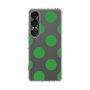 スリムプロテクションケース［ シンプルドット - Green ］