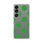 スリムプロテクションケース［ シンプルドット - Green ］