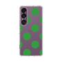 スリムプロテクションケース［ シンプルドット - Green ］