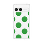 スリムプロテクションケース［ シンプルドット - Green ］