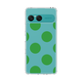 スリムプロテクションケース［ シンプルドット - Green ］