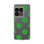 スリムプロテクションケース［ シンプルドット - Green ］