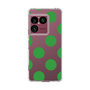 スリムプロテクションケース［ シンプルドット - Green ］