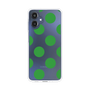 スリムプロテクションケース［ シンプルドット - Green ］