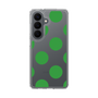 スリムプロテクションケース［ シンプルドット - Green ］