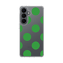 スリムプロテクションケース［ シンプルドット - Green ］