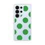 スリムプロテクションケース［ シンプルドット - Green ］