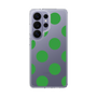 スリムプロテクションケース［ シンプルドット - Green ］