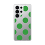 スリムプロテクションケース［ シンプルドット - Green ］