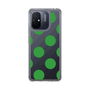 スリムプロテクションケース［ シンプルドット - Green ］