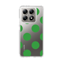 スリムプロテクションケース［ シンプルドット - Green ］
