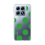 スリムプロテクションケース［ シンプルドット - Green ］