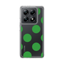 スリムプロテクションケース［ シンプルドット - Green ］
