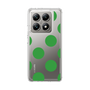 スリムプロテクションケース［ シンプルドット - Green ］