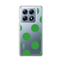 スリムプロテクションケース［ シンプルドット - Green ］