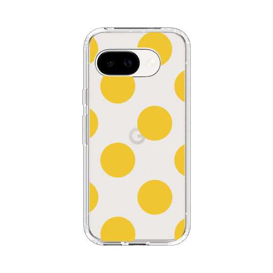 スリムプロテクションケース［ シンプルドット - Yellow ］