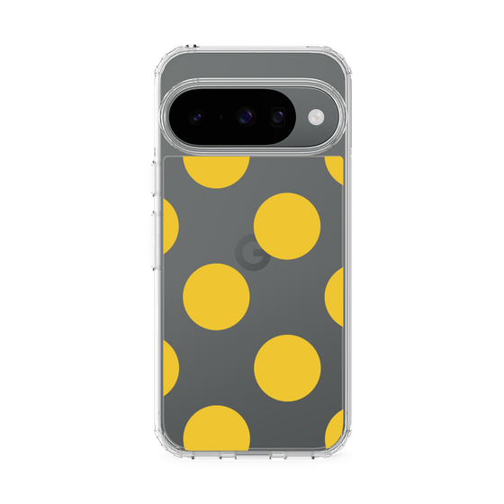 スリムプロテクションケース［ シンプルドット - Yellow ］
