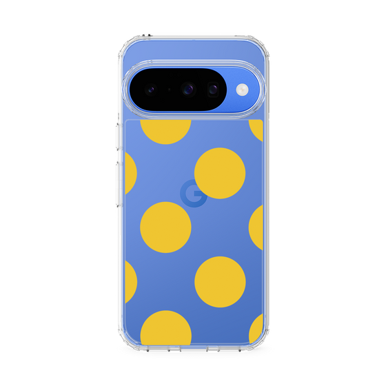 スリムプロテクションケース［ シンプルドット - Yellow ］