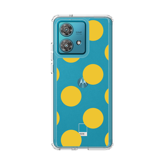 スリムプロテクションケース［ シンプルドット - Yellow ］