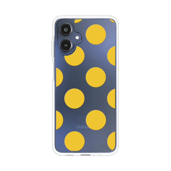 スリムプロテクションケース［ シンプルドット - Yellow ］