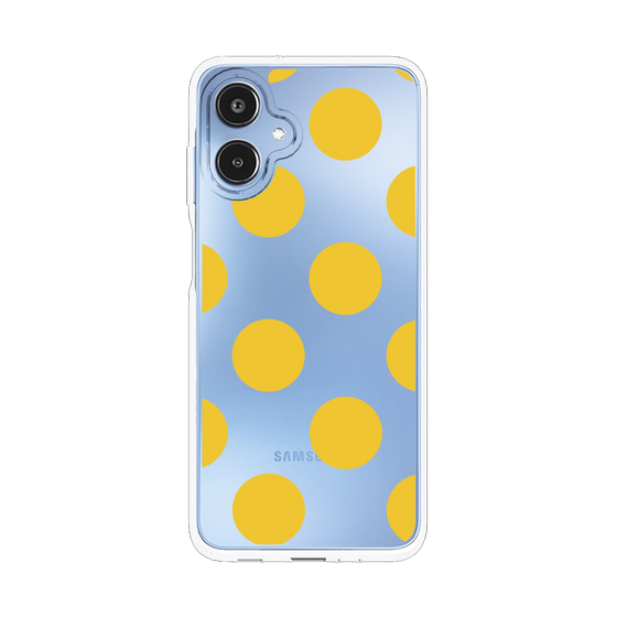 スリムプロテクションケース［ シンプルドット - Yellow ］