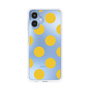 スリムプロテクションケース［ シンプルドット - Yellow ］