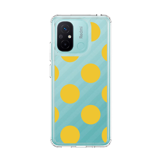 スリムプロテクションケース［ シンプルドット - Yellow ］