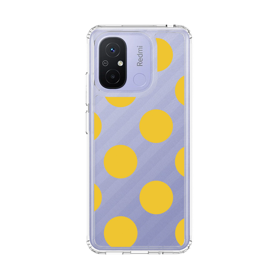 スリムプロテクションケース［ シンプルドット - Yellow ］