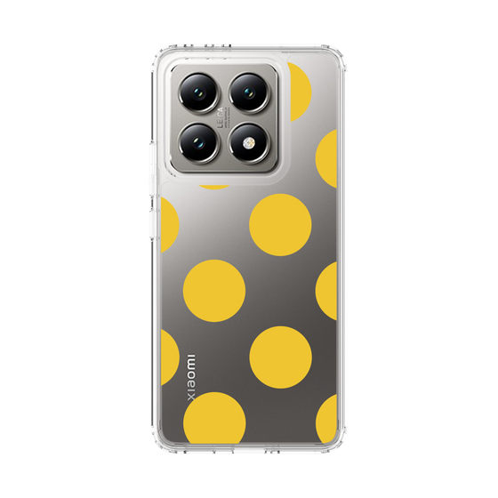 スリムプロテクションケース［ シンプルドット - Yellow ］