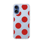 スリムプロテクションケース［ シンプルドット - Red ］