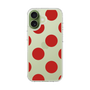 スリムプロテクションケース［ シンプルドット - Red ］