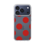 スリムプロテクションケース［ シンプルドット - Red ］