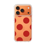 スリムプロテクションケース［ シンプルドット - Red ］
