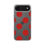 スリムプロテクションケース［ シンプルドット - Red ］