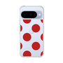 スリムプロテクションケース［ シンプルドット - Red ］