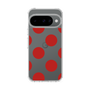 スリムプロテクションケース［ シンプルドット - Red ］