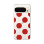 スリムプロテクションケース［ シンプルドット - Red ］