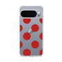 スリムプロテクションケース［ シンプルドット - Red ］